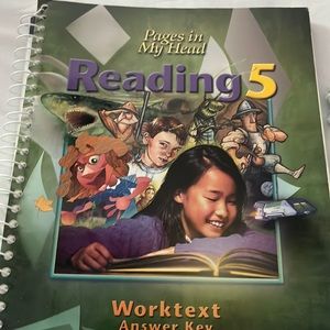 BJU Reading 5 Worktext Answer Key second edition